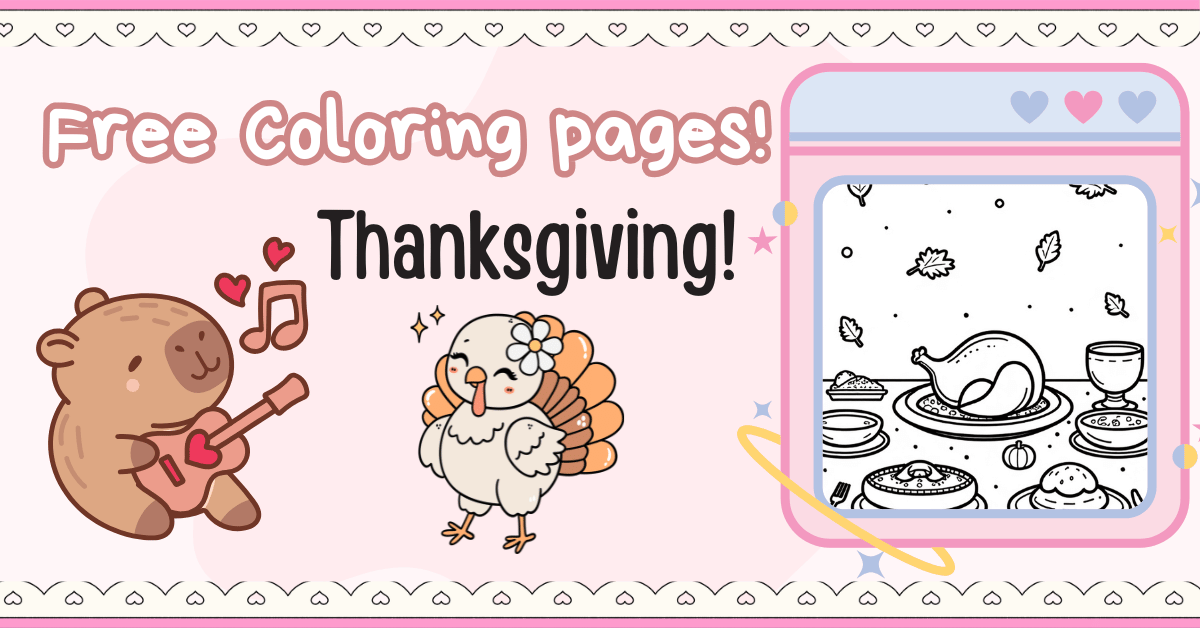 Get Ready for Thanksgiving Fun: Free Coloring Pages for Everyone ...